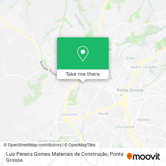 Mapa Luiz Pereira Gomes Materiais de Construção