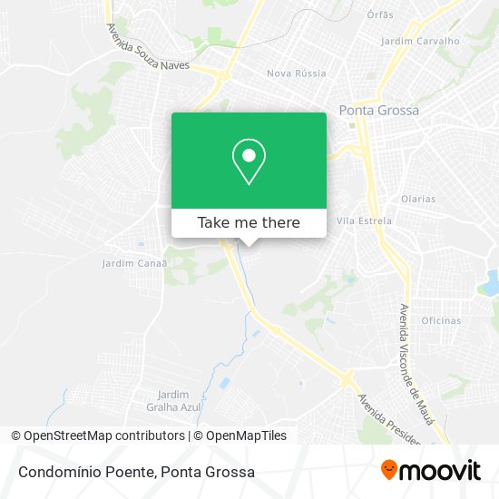 Condomínio Poente map