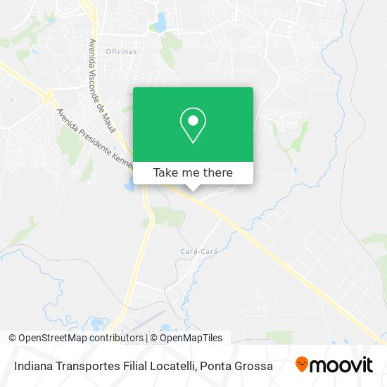 Indiana Transportes Filial Locatelli map
