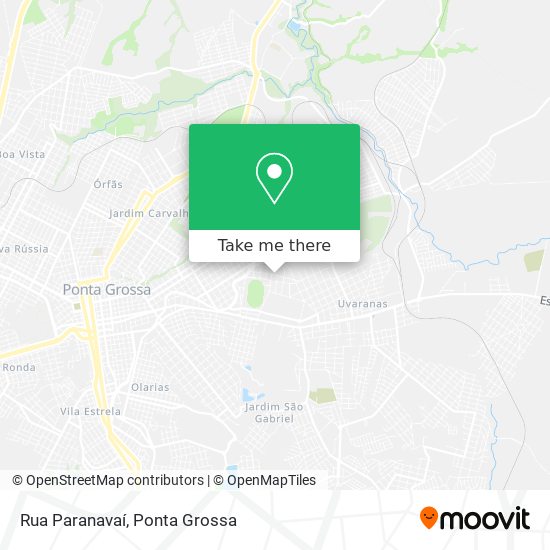 Rua Paranavaí map