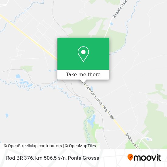 Rod BR 376, km 506,5 s/n map