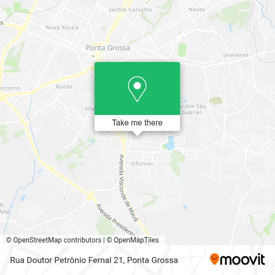Rua Doutor Petrônio Fernal 21 map