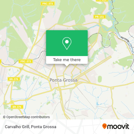 Mapa Carvalho Grill