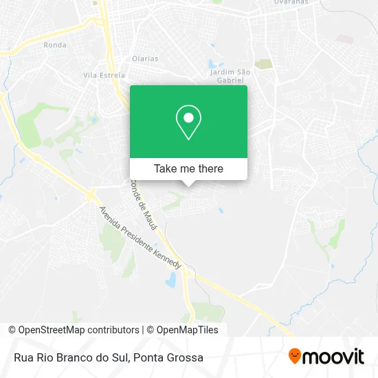 Rua Rio Branco do Sul map