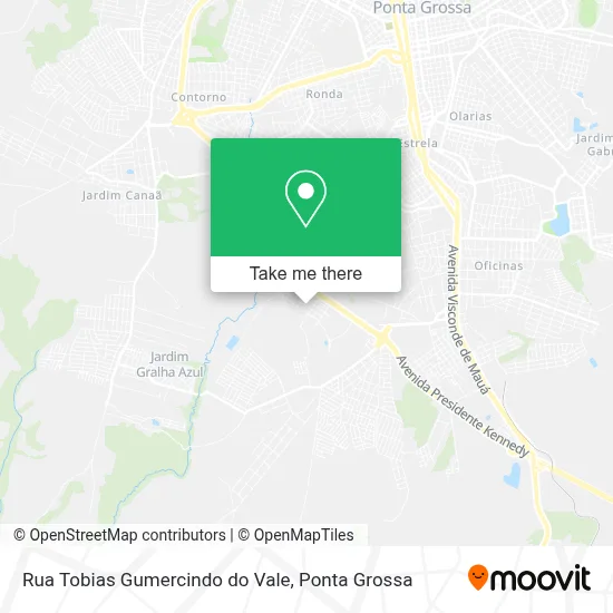 Rua Tobias Gumercindo do Vale map