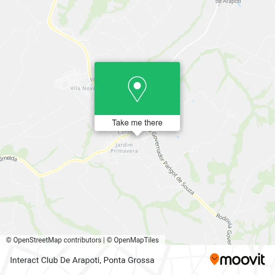 Interact Club De Arapoti map