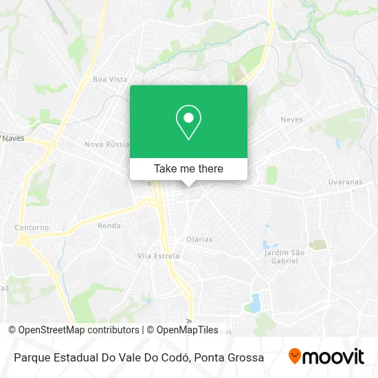 Parque Estadual Do Vale Do Codó map