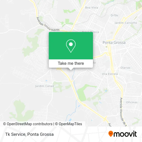 Tk Service map