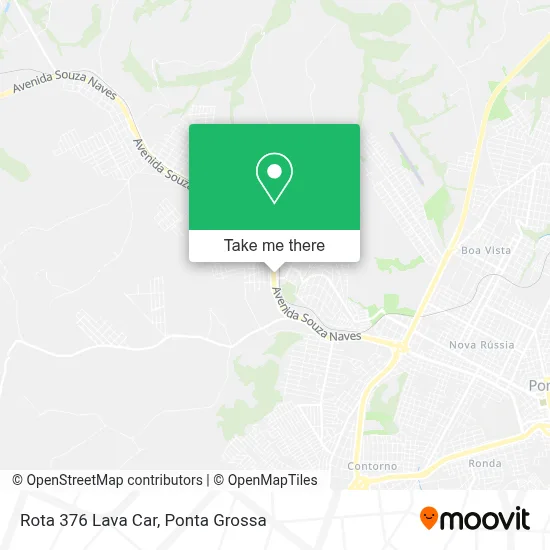 Rota 376 Lava Car map
