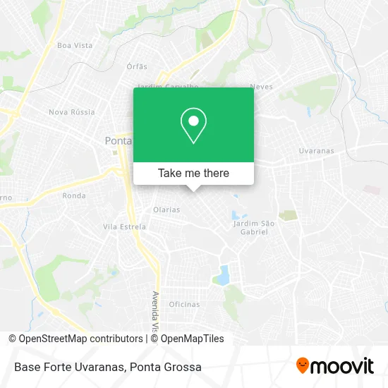 Base Forte Uvaranas map