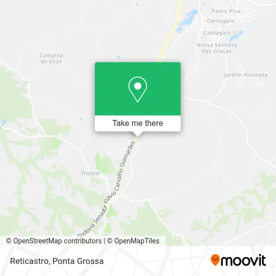 Reticastro map