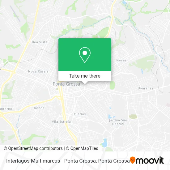 Interlagos Multimarcas - Ponta Grossa map