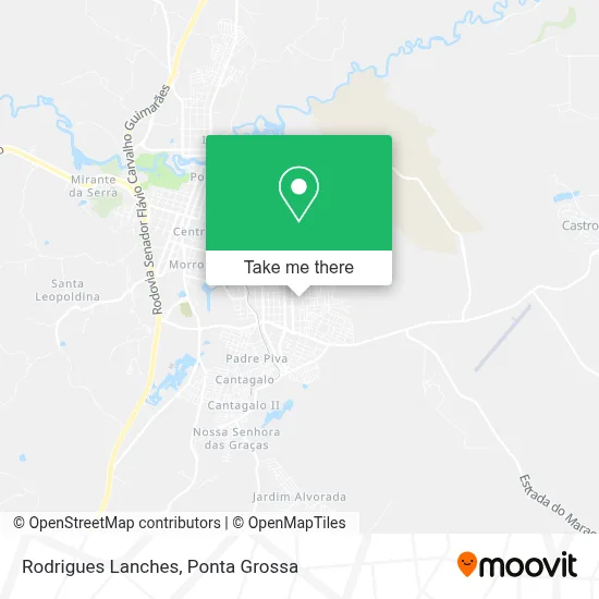 Rodrigues Lanches map