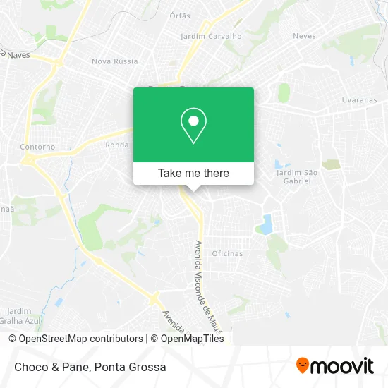 Choco & Pane map