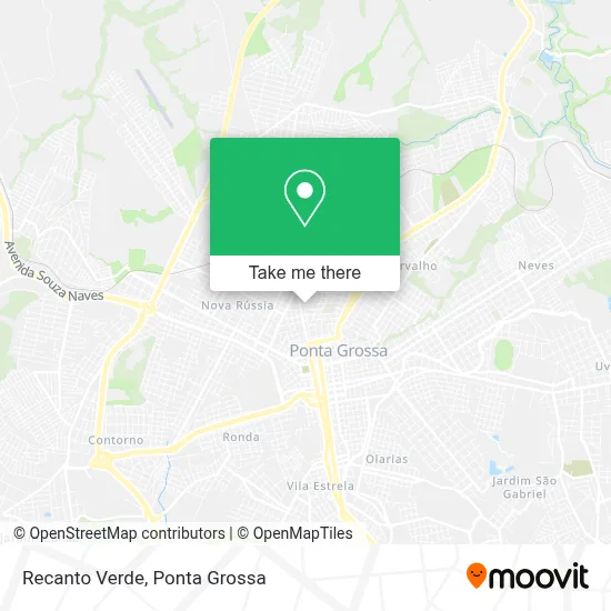 Recanto Verde map