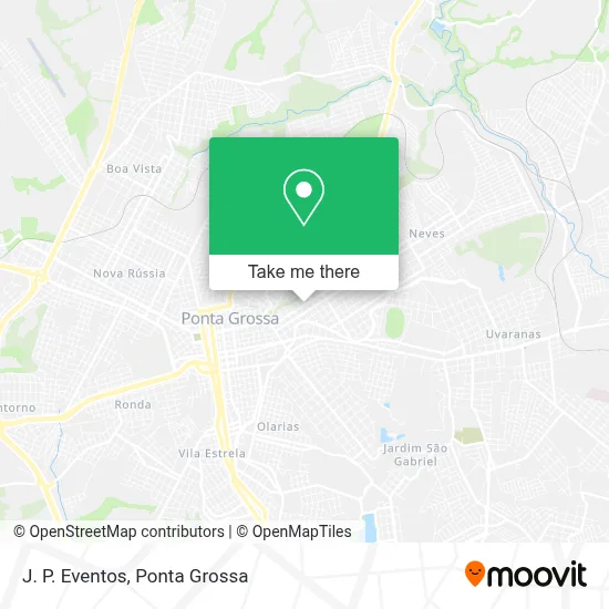 J. P. Eventos map