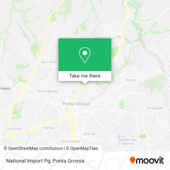 National Import Pg map