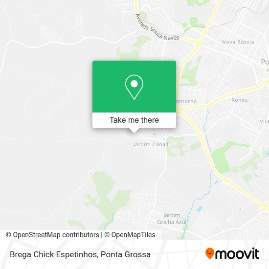 Brega Chick Espetinhos map