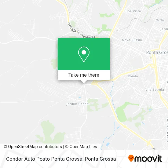 Condor Auto Posto Ponta Grossa map