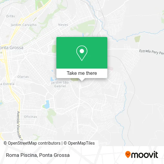 Roma Piscina map