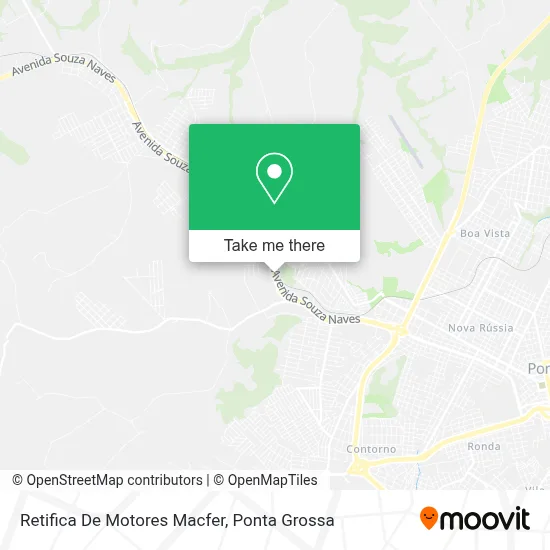 Retifica De Motores Macfer map