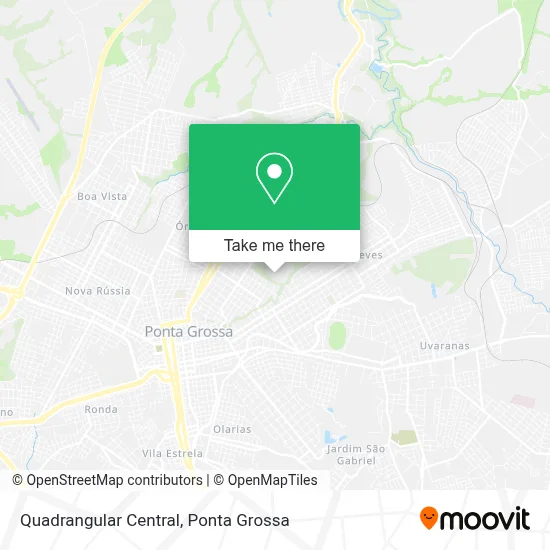 Quadrangular Central map