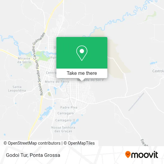 Godoi Tur map