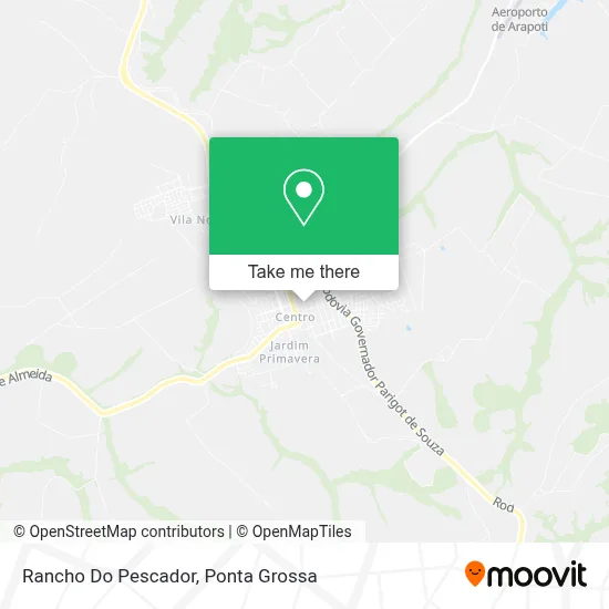 Rancho Do Pescador map