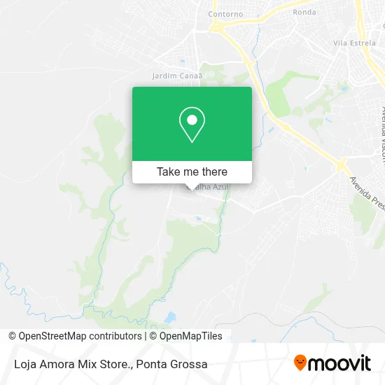 Loja Amora Mix Store. map