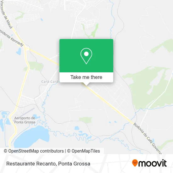 Restaurante Recanto map