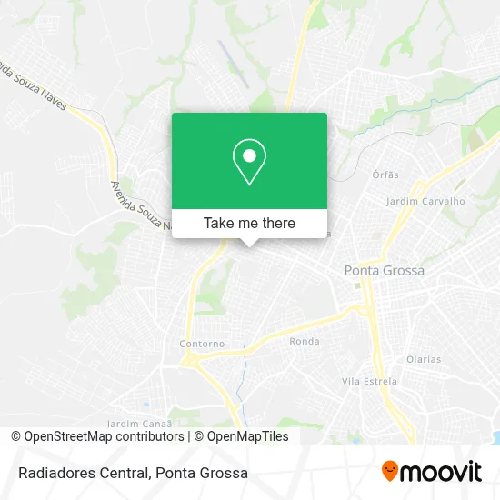 Radiadores Central map