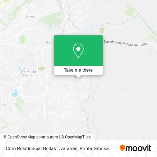 Cdm Residencial Bellas Uvaranas map