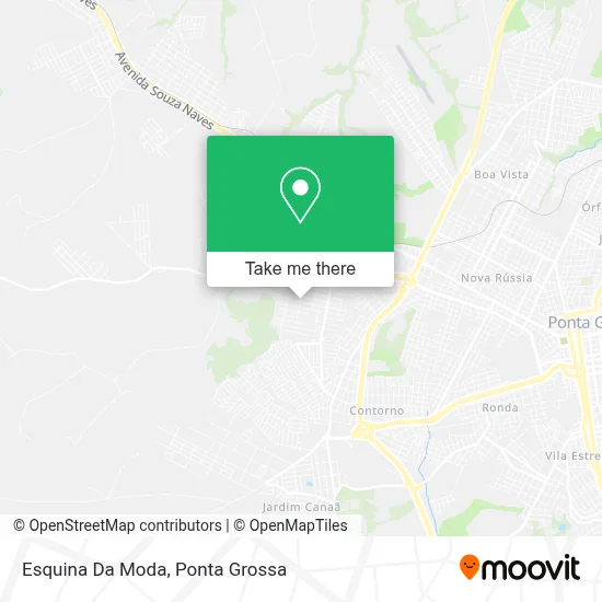 Esquina Da Moda map