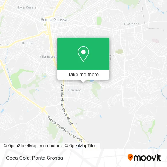 Coca-Cola map