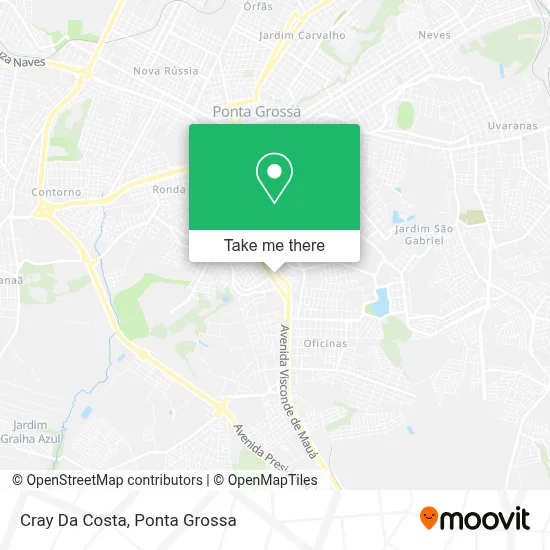 Cray Da Costa map