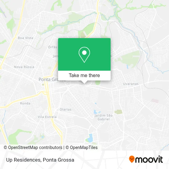 Up Residences map