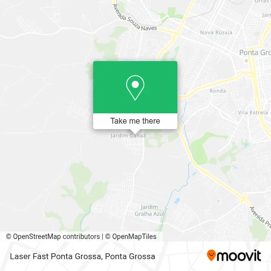 Laser Fast Ponta Grossa map
