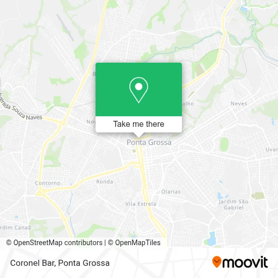 Coronel Bar map