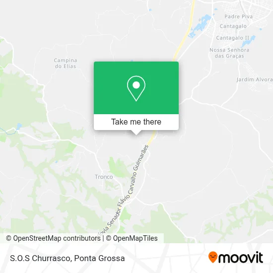 S.O.S Churrasco map