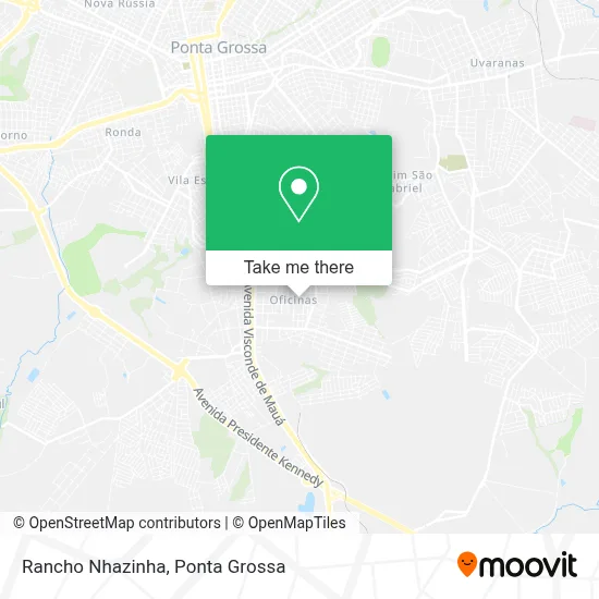 Rancho Nhazinha map
