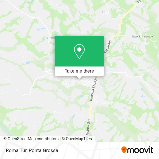 Roma Tur map