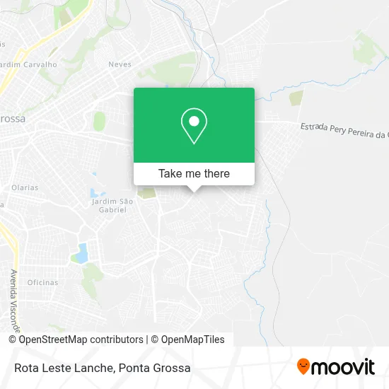 Rota Leste Lanche map