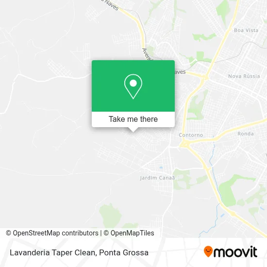 Lavanderia Taper Clean map