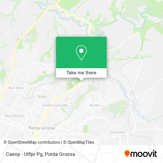 Caenp - Utfpr Pg map