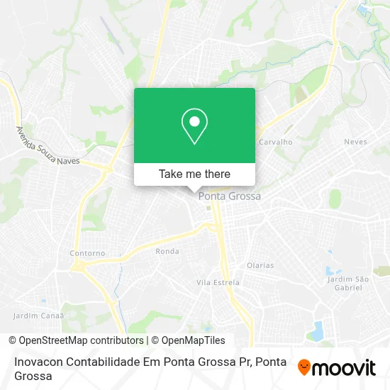 Inovacon Contabilidade Em Ponta Grossa Pr map