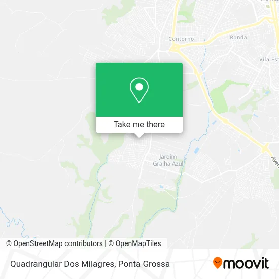 Quadrangular Dos Milagres map