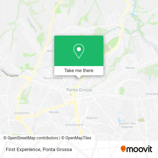 First Experience map