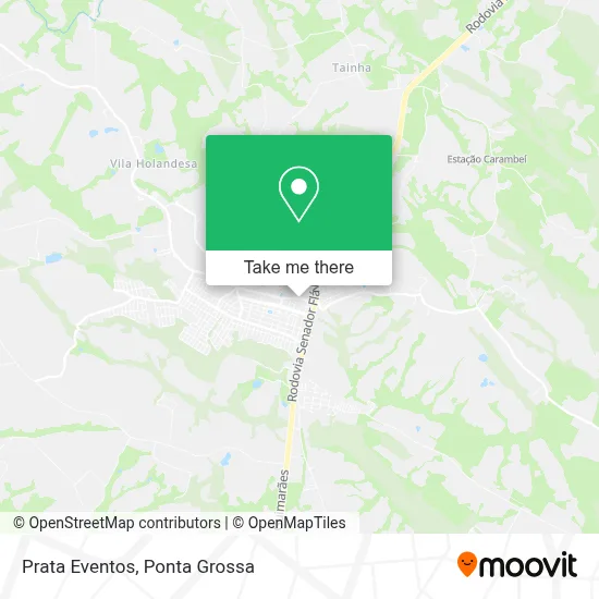 Prata Eventos map