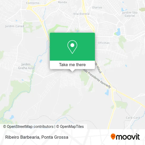 Ribeiro Barbearia map