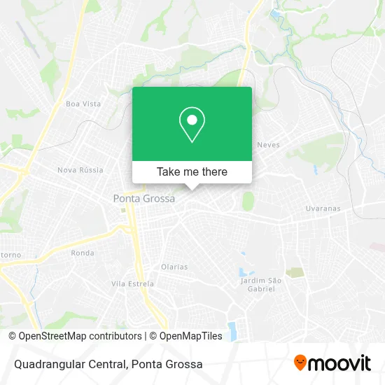 Quadrangular Central map